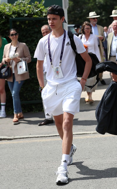 Romeo Beckham, Celebs at Wimbledon, Wimbledon 2019